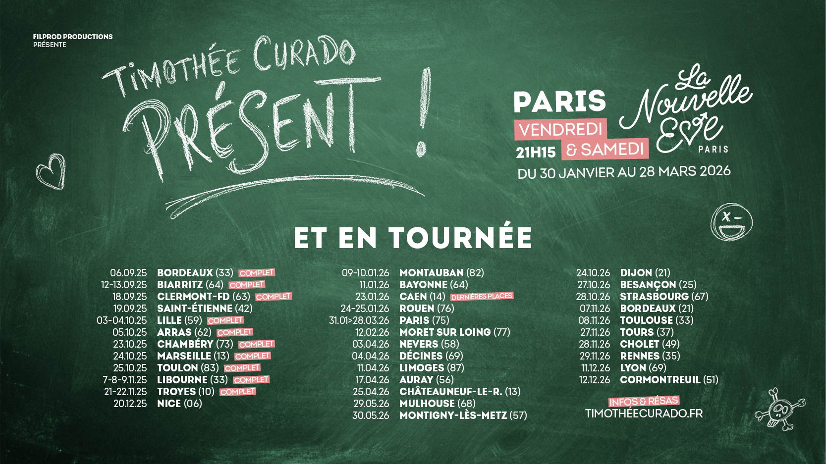 Tournée Timothée Curado